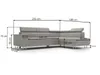 GrainGold Ecksofa L-Form Rechts Berona - Ecksofa mit Produktbild-Vorschau 7