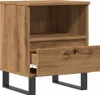 vidaXL Nachtkastje Artisan-Eik, 40x35x50 cm, houtvezel Productafbeelding-voorbeeld 4