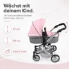 Bayer Chic 2000 Kombi-Puppenwagen Mika | 2in1 Buggy & Produktbild-Vorschau 9