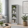 SELO Bibliothèque moderne 50 x 31 x 148 cm – Gris cendré – Voir les images du produit 1