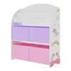 Scaffale per bambini 'Orust' con 4 contenitori con motivo a Anteprima dell’immagine prodotto 2
