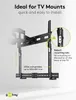 Goobay Universal Soundbar Mount for TV Sets black Produktbild-Vorschau 5