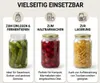 12x Einmachgläser 2L mit Twist-Off-Deckel – Vorratsgläser Produktbild-Vorschau 4