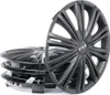 4x 13" Zoll Radkappen Schwarz Radzierblenden Radblenden 13 Produktbild-Vorschau 1