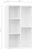 Bibliothèque "Göttnitz" en panneau de particules blanc. Voir les images du produit 11