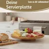 LS-LebenStil XL Servierplatte Drehteller Akazie 37cm Produktbild-Vorschau 4