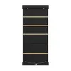 Set da 2 mobili moderni, altezza 180 cm, colore nero: Anteprima dell’immagine prodotto 12