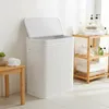 Relaxdays wasmand met deksel, bamboe, 72 liter, inklapbare Productafbeelding-voorbeeld 3