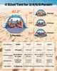 Vevor Beach Shelter Parasol Przeciwsłoneczny Dla 3 Osób Upf Podgląd zdjęcia produktu 7
