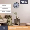 A modern living room setting with a clock on the wall, a sofa, and a side table. Anteprima dell’immagine prodotto