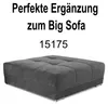 Big-Sofa XXL 306 cm Federkern Lounge Couch mit Bezug aus Produktbild-Vorschau 7