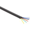 InLine Modularkabel, 6adrig Flachband schwarz, 100m Ring, Produktbild-Vorschau 1