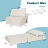 Hommpa Rozkładana sofa 180×100 cm podwójna rozkładana sofa Podgląd zdjęcia produktu 10