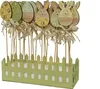 Osterstecker Osterei / Osterhase am Stab 30cm Holz 1 Stück Produktbild-Vorschau 2