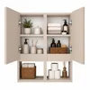 Hängeschrank Badezimmer, 75x56x25 cm, Kaschmirfarbe Matt, 6 Produktbild-Vorschau 3