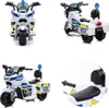Chipolino bambini moto elettrica polizia 3 ruote faro Anteprima dell’immagine prodotto 6
