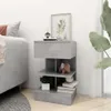 vidaXL Nočné stolíky 2 ks. Betónová sivá 40x35x65 cm Náhľad obrázku produktu 3