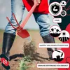 KOTARBAU® Doppelhacke Herzblatt-Gartenhacke mit 2 Zinken Produktbild-Vorschau 5