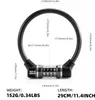 Lucchetto per bicicletta ROCKBROS con combinazione Anteprima dell’immagine prodotto 2