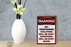Holzschild Hinweis 12x18cm Warning no trespassing Produktbild-Vorschau 5