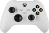 A white Xbox wireless controller is shown from a front-facing, slightly elevated angle against a plain white background. Produktbild-Vorschau