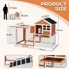 FCH Hasenstall aus Holz, Kleintierstall mit Gehege und Produktbild-Vorschau 3