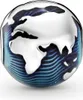 Pandora Charm a clip Globo Blu Argento 925 Collezione Anteprima dell’immagine prodotto 10