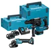 MAKITA Kit DLX2125TJ1 (DGA504 + DHR243 + 2 x 5,0 Ah + Produktbild-Vorschau 12