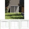 The Living Store Hühnerkäfig mit Dach Hellgrau 103x98x90 cm Produktbild-Vorschau 6