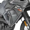Tubuläre Motorabdeckung 25 mm Schwarz Produktbild-Vorschau 2