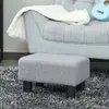 HOMCOM Fußhocker, Sitzhocker, Rechteckiger Ottoman, Produktbild-Vorschau 10