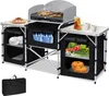UISEBRT Camping Kitchen Outdoor Camping Kitchen Travel Náhled obrázku produktu 1
