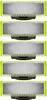 A stack of five Philips OneBlade replacement blades on a white background. Anteprima dell’immagine prodotto