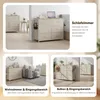 HOKEEPER Kommode, Chest of Drawers, 7 Schubladen aus Stoff Produktbild-Vorschau 7