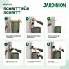 Jardinion Regenwasserfilter, Fallrohr Laubabscheider Silber Produktbild-Vorschau 4