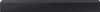 A black soundbar is shown against a black background. Voir les images du produit