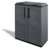 Cache Poubelles de tri Selectif 2 Sacs Meuble mi- hauteur Voir les images du produit 7