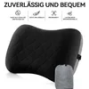 Campingkissen aufblasbar 44x26cm, ergonomisches Reisekissen Produktbild-Vorschau 2