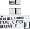 Singleküche Vicco R-Line Weiß/Anthrazit 160 cm  J-Shape, AP Produktbild-Vorschau 8