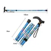Klappbarer Stock - blau - verstellbar - 81-92 cm Produktbild-Vorschau 3