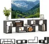 KOMFOTTEU Fernsehschrank Holz, TV-Schrank frei Produktbild-Vorschau 1