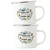 Keine Zeit Der Garten Ruft Emaille Tasse Hobby-Gärtner Produktbild-Vorschau 2