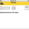 Reyher  Zyl.schr. m. Schlitz DIN 84 Messing M 3,5 x 20 Ms Produktbild-Vorschau 1