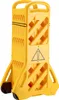 Barriera mobile in plastica Wiltec, pieghevole 60 x 32 x Anteprima dell’immagine prodotto 1