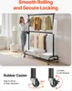 SucceBuy Porte-manteau sur roulettes avec barre Voir les images du produit 6