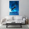 Motivation Mindset Katze Wandbild Leinwandbild Kunstdruck Produktbild-Vorschau 2