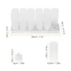 Dimensions and details of LED tea lights and their charging base. Náhled obrázku produktu