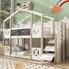 Flieks Letto a castello 90x200cm Letto per bambini con Anteprima dell’immagine prodotto 1