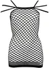 Mandy Mystery - Netzkleid mit 3er Träger schwarz, Größe:S-L Produktbild-Vorschau 3