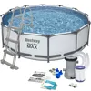 Bestway Steel Pro 3.66m x 1.00m, Blau, 9150 l, Gerahmter Produktbild-Vorschau 28